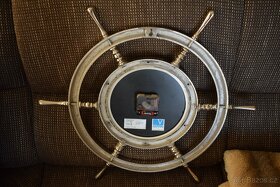 Originální hodiny ve tvaru kormidla - 6