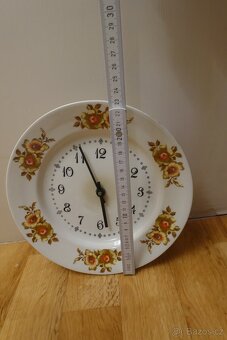 Nástěnné hodiny - PRIM ELECTRIC - Květinový vzor - 6