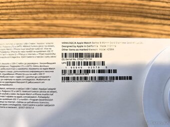 Apple Watch Series 9 45mm Cellular Gold s milánským tahem - 6