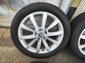 17"letní alu sada Dijon 5x112 origo Golf 7 GTD Octavia 3 RS - 6