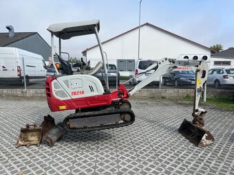 půjčení minibagru Takeuchi o váze 1,8t (díky tomu vykope) - 6