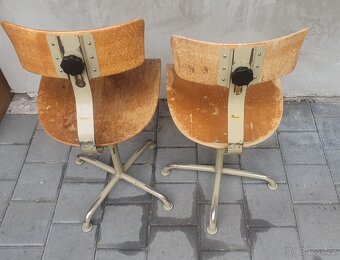 Industriální židle 4ks - 6