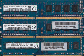 4GB DDR3 paměti různých výrobců - 6