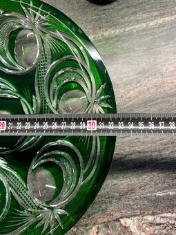 Skleněná váza a mísa asi ceasar crystal - 6