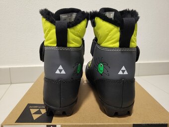 Dětské běžkařské boty Fischer Snowstar Black Yellow vel. 33 - 6