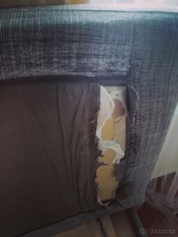 Starší sedačka z IKEA šedá specha - 6