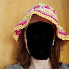 Barevný dívčí/dámský slaměný klobouk - 6