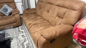đď¸ LuxusnĂ rozklĂĄdacĂ sedaÄka s funkcĂ relax â jako novĂĄ - 6