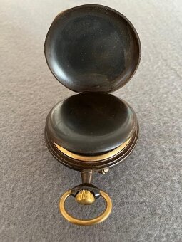 Velké kapesní hodinky v oceli 6,5 cm. - 6