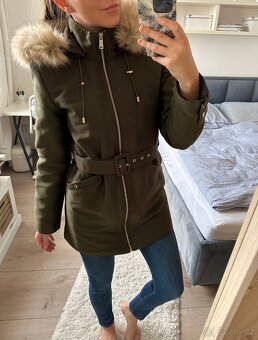 MANGO ZIMNÍ BUNDA / KHAKI PARKA - 6