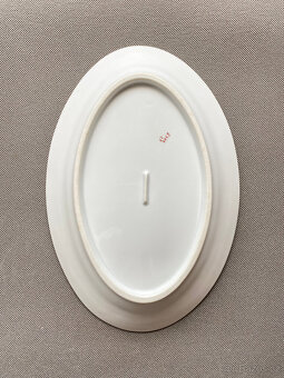 Starožitný porcelánový tác 19. století, Dalovice - 6