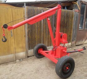 Hydraulický jeřábek + ruční naviják - 6