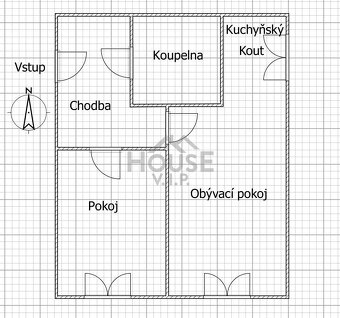 Prodej bytu 2+kk, 41 m2, Louny., ev.č. 00641 - 6