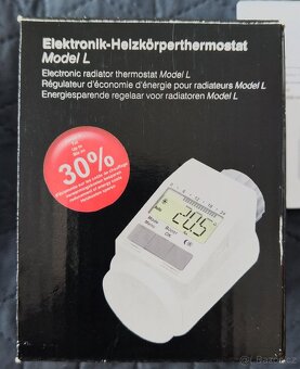 3x Programovatelná termostatická hlavice eQ-3 - 6