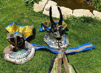 Karnevalové masky Anubis a Bastet - 6