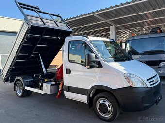 IVECO DAILY TŘÍSTRANNÝ SKLÁPĚČ + HYDRAULICKÁ RUKA do 3,5t - 6