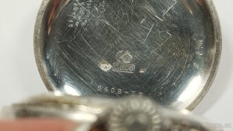 Staré stříbrné kapesní hodinky, stříbro, ag, zasiláme ihned - 6