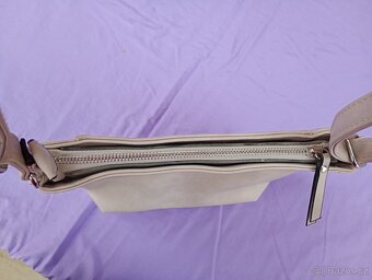 Kabelka béžová perleťová d - 6