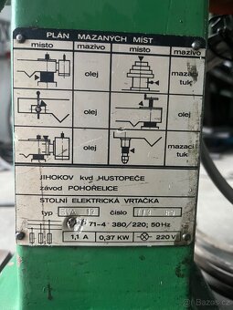 Stolní vrtačka Jihokov SVA 13 - 6
