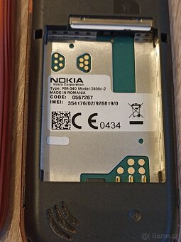 Nokia 2600c-2 classic – krásný stav + nabíječka - 6