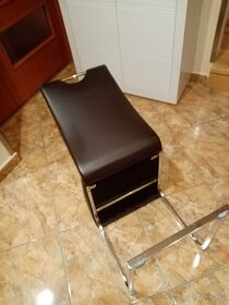 Židle polstrovaná s koženkou - 6