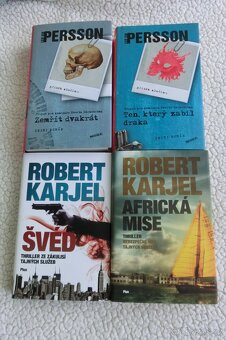 7 x Leif G. W. Persson , Robert Karjel,Chris Ryan,Tom Clancy - 6