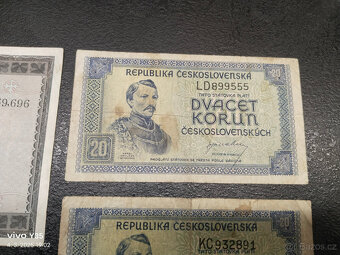 Bankovky Československo 1945 a 1946 - 6