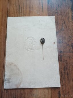 Odznak, miniatura DRL (bronz) + knížka - 6