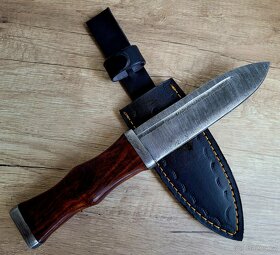 velký lovecký Damaškový nůž SKINNER 29 cm, handmade - 6