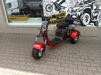 elektrická tříkolka C5 2000w červená - 6