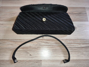 Dámská černá společenská kabelka psaníčko - 6