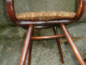 Židle 4 ks dřevěné ohýbané čalouněné RETRO za 200 kč - 6