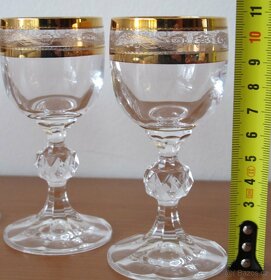 Prodám zlacené skleničky - 6