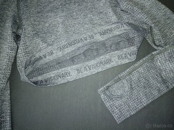 Dámský top Gymshark Vital Seamless Crop Top – šedý, vel. S/M - 6