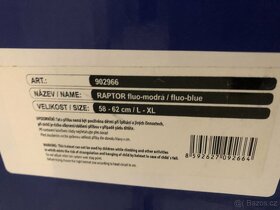 Přilba FORCE RAPTOR MTB fluo-modrá L - XL - 6