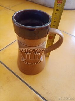 Prodám pivní skleničky keramika atd. viz foto - 6