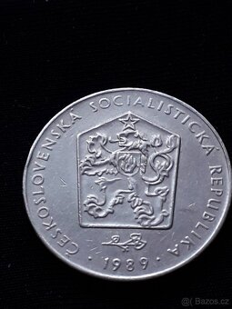 Mince 2 Kčs ČSSR+ČSFR - 10 ks + 5.haléř r.1967 ČSSR, 1 ks. - 6