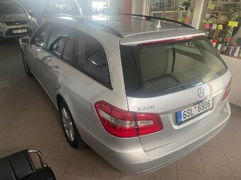 MB E 220CDi combi 2011 Aut. slušný stav a km. Elegance - 6