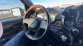 Dodge Ram 1500 - 2019 + dřevěný volant/kombinace kůže - 6