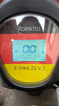 Elektrická tříkolka pro seniory, skútr - TOP model - SLEVA - 6