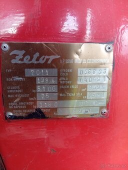 Zetor 7011,170000kč - 6