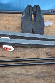 běžky 200cm nové boty EU 44 Botas , nové vázko a hole - 6
