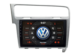 10" VW GOLF 7 black, silver - ANDROID 14 - GPS autorádio - 6