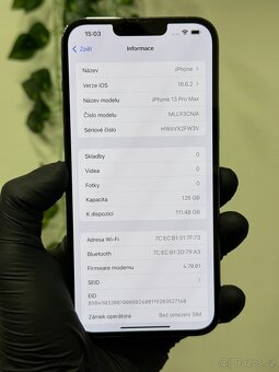 iPhone 13 Pro Max 128GB modrý - 6