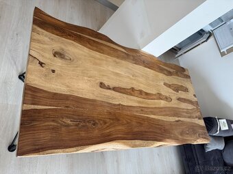 Designový dřevěný stůl - 6