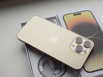 APPLE iPhone 14 Pro MAX 256GB Gold - ZÁRUKA - TOP STAV - 6