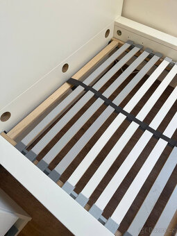Postel Ikea Malm 90x200 s roštem a matrací - 6