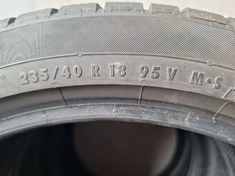 Prodám zimní pneu 235/40/18 Continental - 6