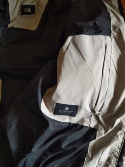 Delší teplá pánská prošívaná bunda s kapucí C&A, vel. XL - 6