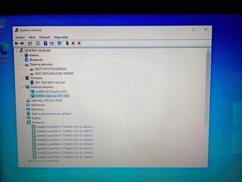 Herní notebook MSI i7 7700HQ, GTX 1050, 1TB + 223GB SSD, 8GB - 6